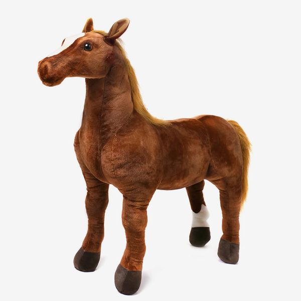 Huge horse stuffed store animal