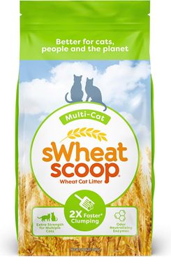 sWheat Natural Wheat Multi-Cat Litter