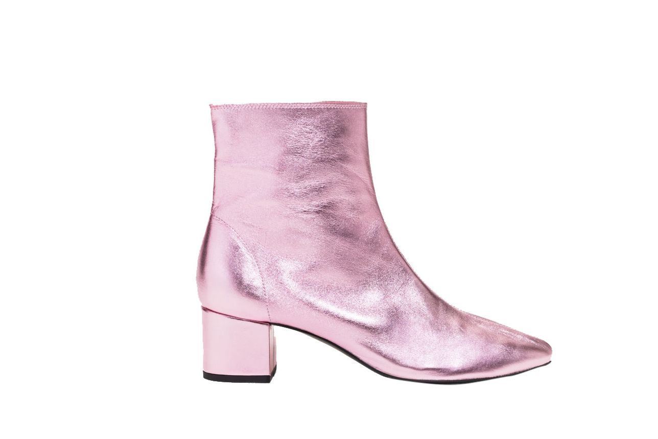 colorful leather boots