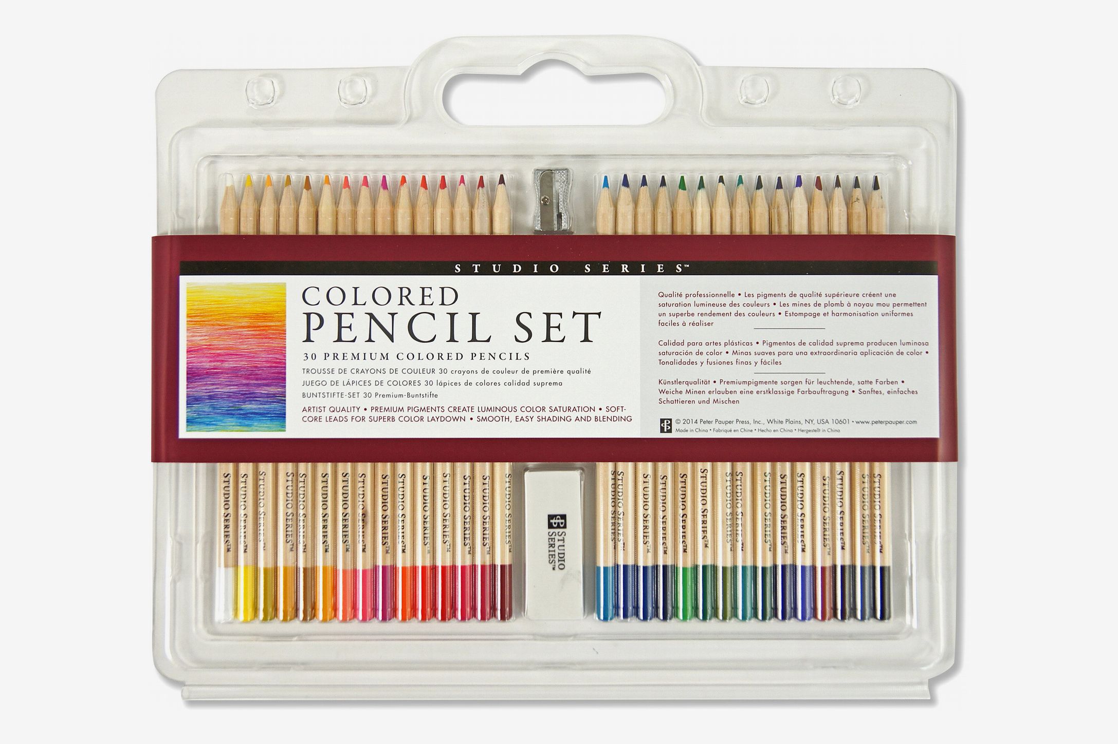 40 Premium Colouring Pencils Pack Adult Kids School Art Craft Colour Coloured 