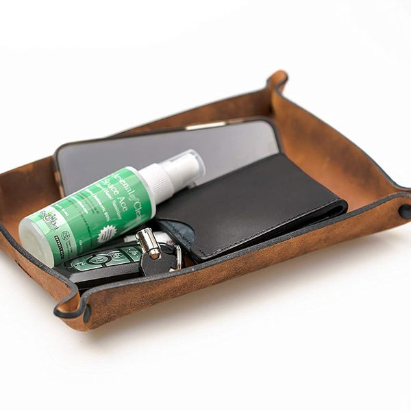 Main Street Forge Leather Valet Tray