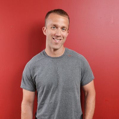 Author/public speaker Tucker Max poses for a potrait before the Off-Broadway opening night of his play 