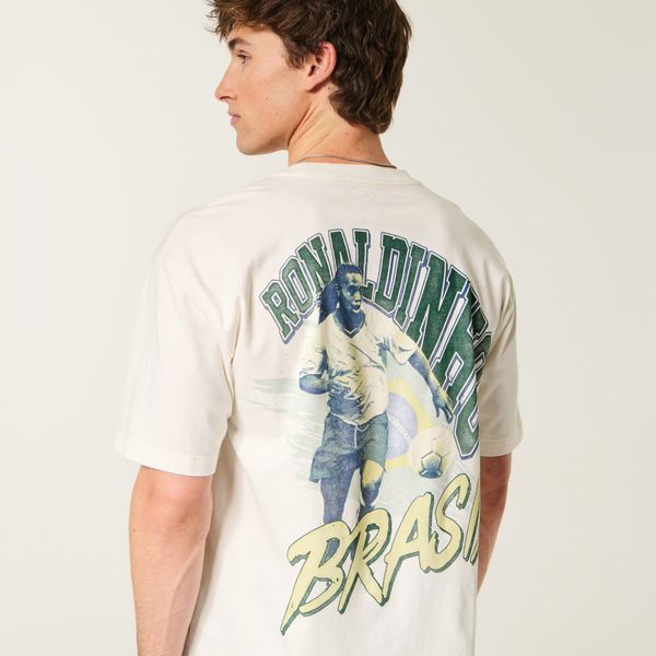 Hollister Ronaldinho Brazil Graphic Tee