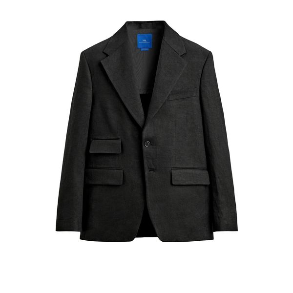 Aaron Levine x Zara 100 Percent Linen-Twill Suit Blazer