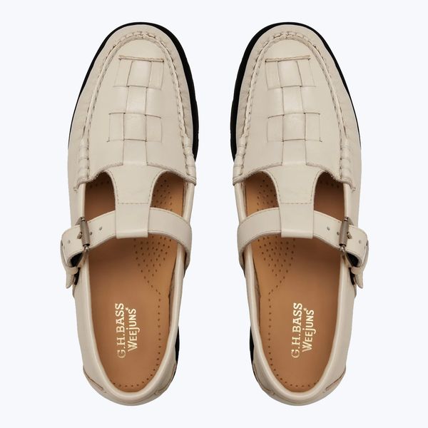 G.H.Bass Women's Mary Jane Fisherman Super Lug Weejuns