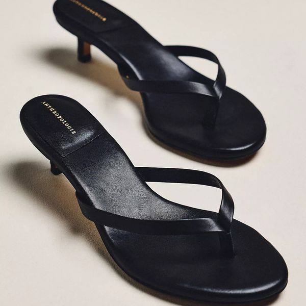 By Anthropologie Flip-Flop Kitten Heels