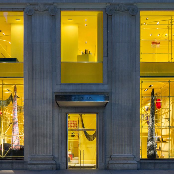 Calvin Klein to close and rebrand yellow New York store by Raf Simons