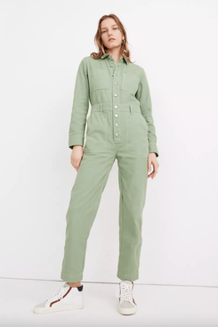 Madewell Garment-Dyed Relaxed Coverall Jumpsuit