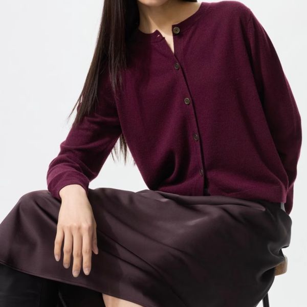 Uniqlo Cashmere Short Cardigan