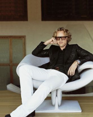 Peter Dundas, photographed for <em>Harper's Bazaar</em>.