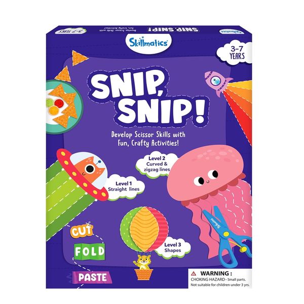 Skillmatics Snip Snip! Art & Craft Activity Kit