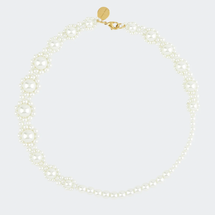 Simone Rocha Daisy Imitation Pearl Necklace