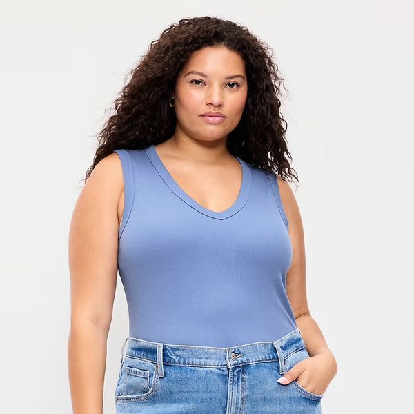 Old Navy Snug Crop V-Neck Tank Top