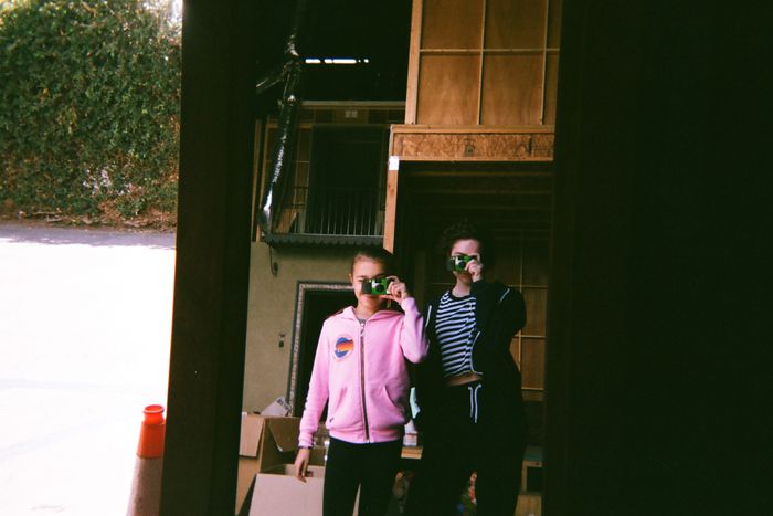 Olivia Edward and Hannah Alligood.