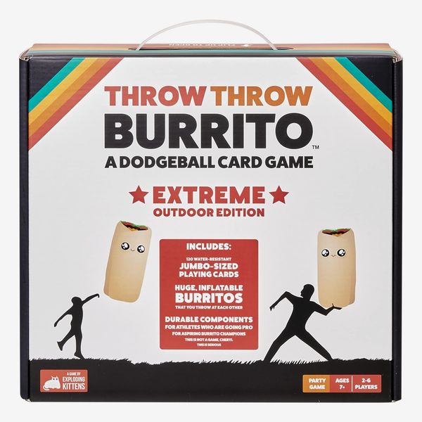 'Throw Throw Burrito' de Exploding Kittens: Extreme Outdoor Edition