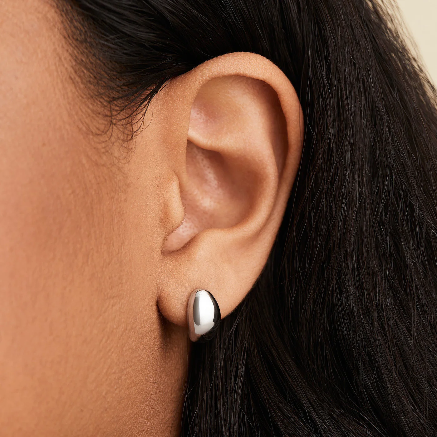 Mejuri silver hoops
