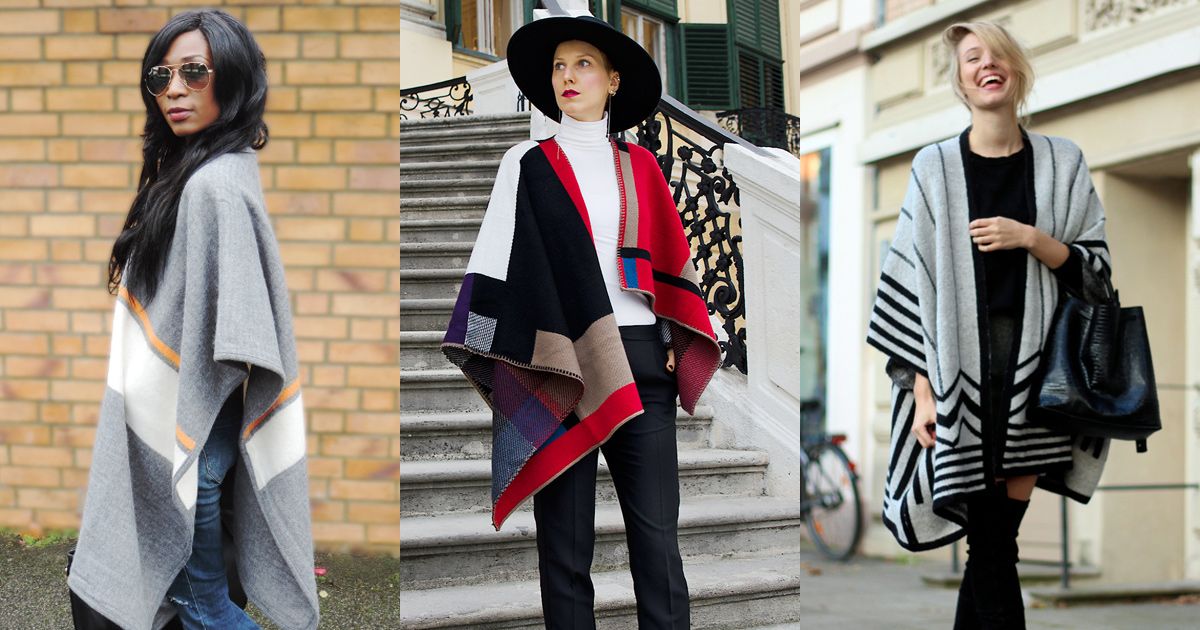 12 Ways To Wear A Chic, Cozy Cape This Winter