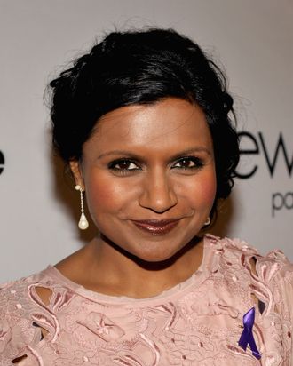 HOLLYWOOD, CA - SEPTEMBER 10: Actress Mindy Kaling arrives at Elyse Walker Presents Pink Party '11 Hosted By Jennifer Garner To Benefit Cedars-Sinai Women's Cancer Program at Drai's Hollywood on September 10, 2011 in Hollywood, California. (Photo by John Shearer/Getty Images for Pink Party)