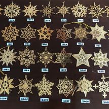 AnewAgain Vintage Metropolitan Museum of Art Gold Star Christmas Ornament