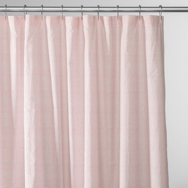 Schoolhouse Poppy Dot Shower Curtain