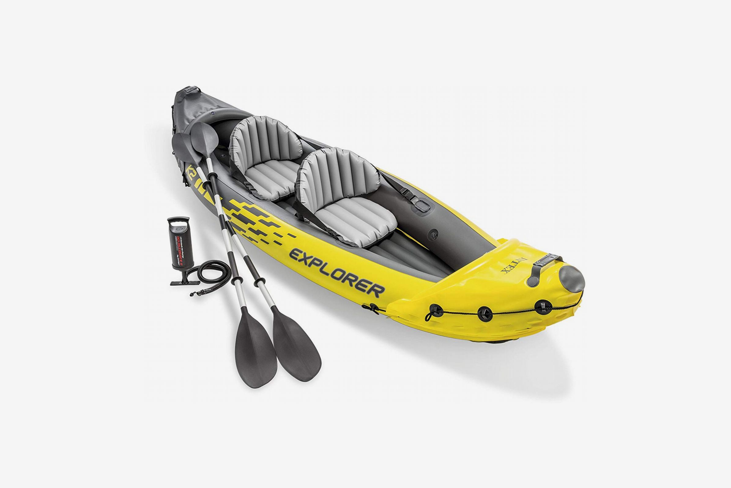 Intex Explorer Pro Dingy Inflatable Rubber Boat Air Pump Paddles 1/2/3 Person 