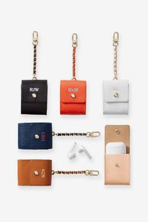 Mark & Graham Chain Strap Leather Case for Airpods