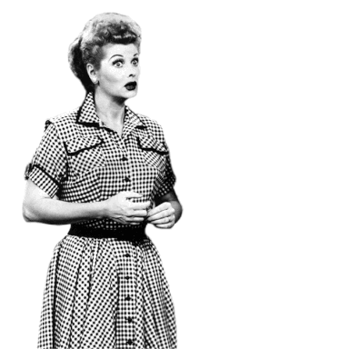 One of the first power couples to coin an adorable portmanteau—Desilu was the name of their production company behind I Love Lucy—Lucille Ball and Desi Arnaz met on the set of a movie called Too Many Girls. She was a rising starlet, he was a Cuban band leader. On screen, they portrayed the Ricardos in the highly successful comedy series that ran for six years.