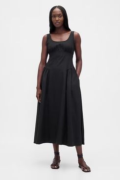 Gap Shirred Maxi Dress