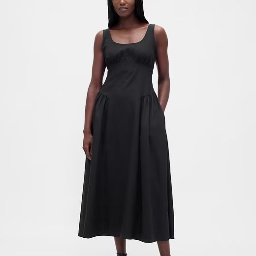 Gap Shirred Maxi Dress