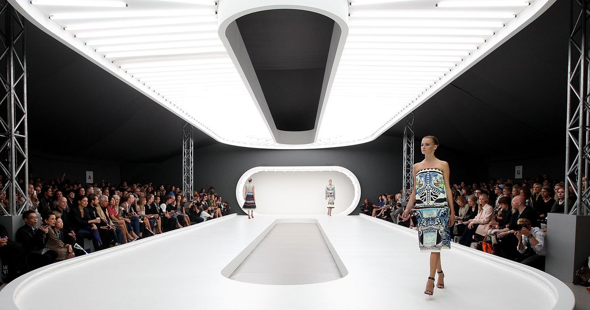 Stamps, Draping, and Red-Carpet Gowns at Mary Katrantzou
