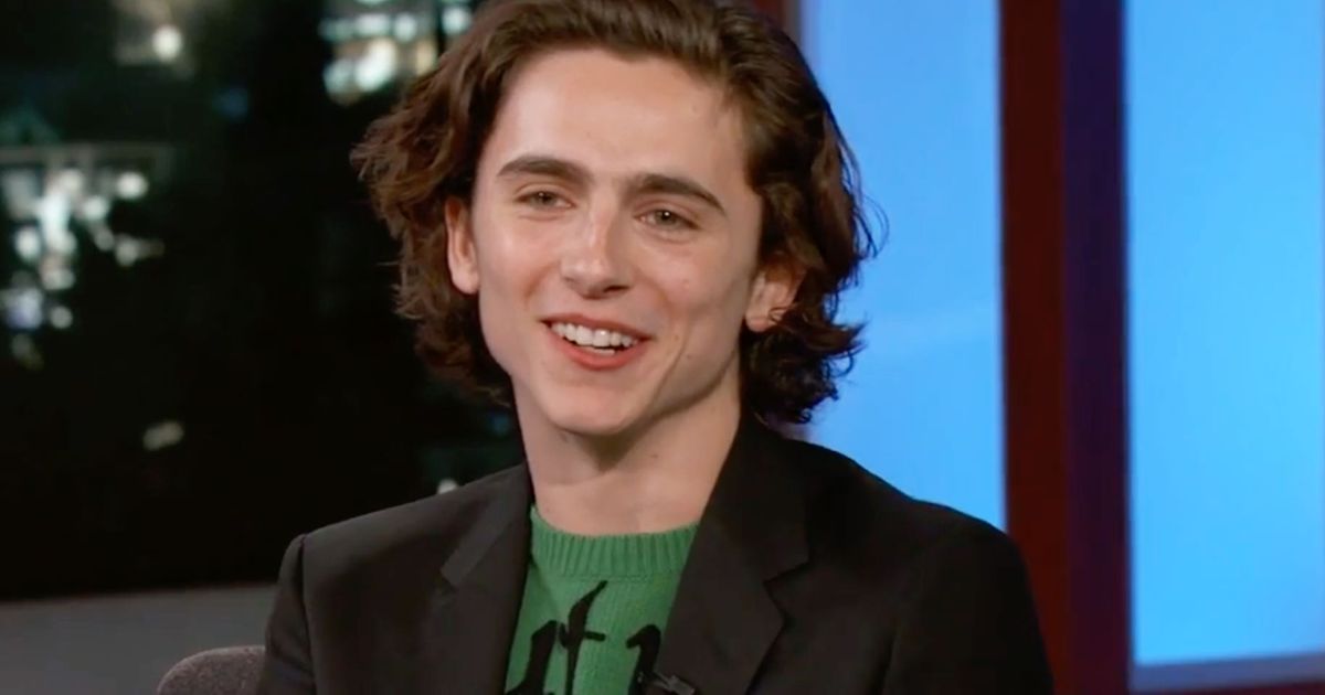 Timothée Chalamet Knows You Think He’s Freddie Highmore