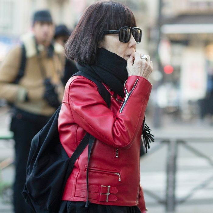 rei kawakubo leather jacket