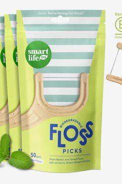 SmartLifeco Biodegradable Dental Floss Picks