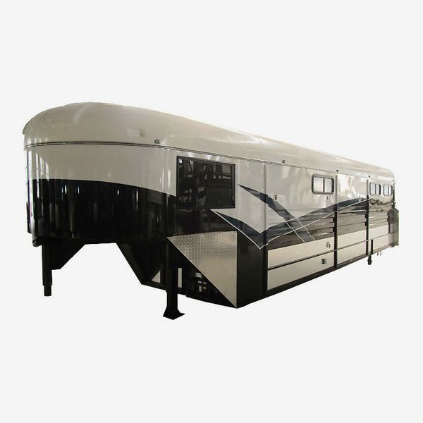 Safety 4 Gooseneck Horse Trailer with Ramp Float for Sale Horse Trailers with Living Quarters