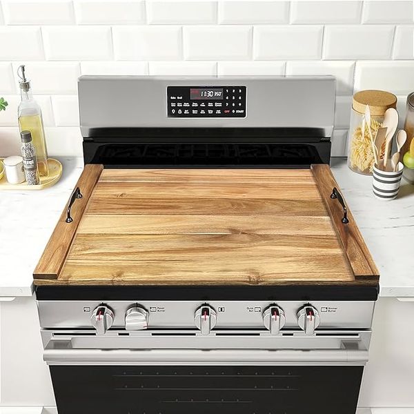 Gashell Noodle Board Acacia Stove Cover With Handles