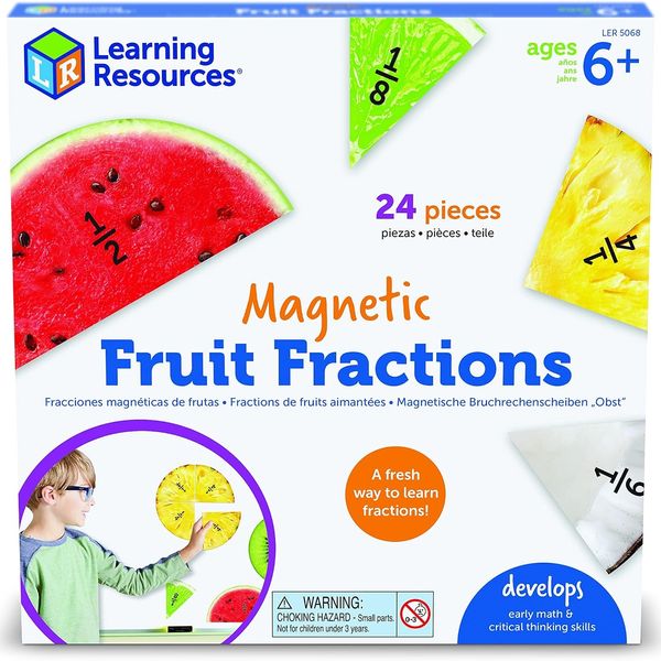 Learning Resources Magnetic Fruit Fractions