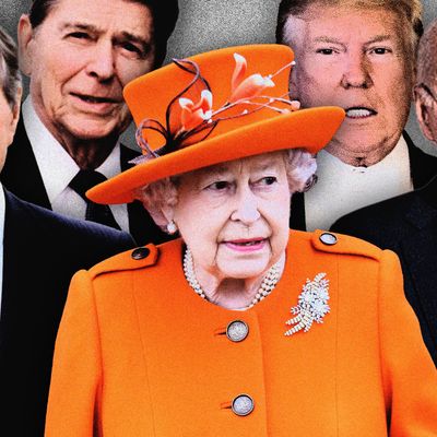 Queen Elizabeth's reign featured enchiladas with Reagan, dancing