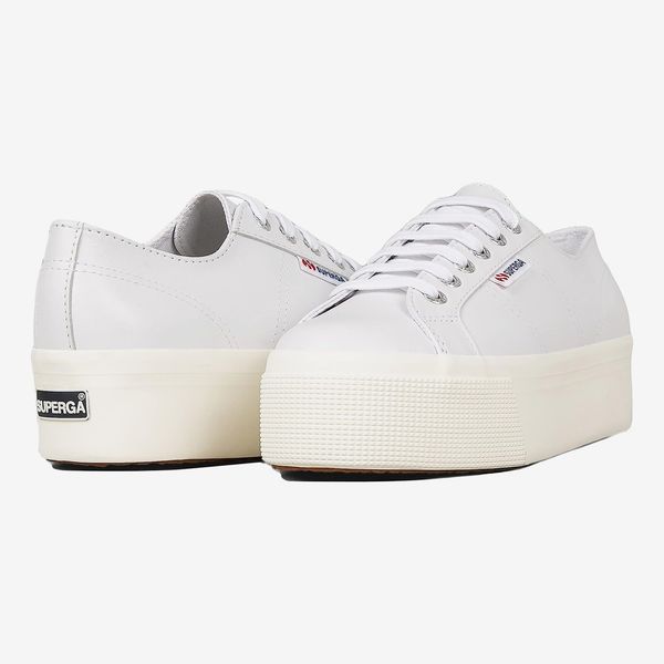 Womens 2790 Linea Up and Down Platform Sneakers in White - Glue Store