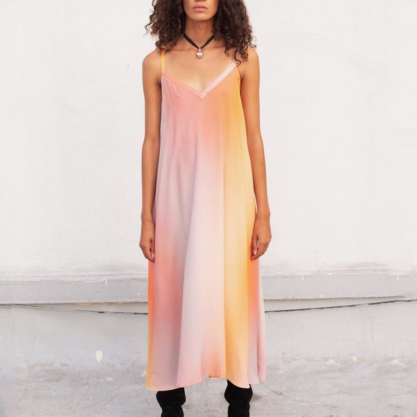 Veda Fiesta Dress in Sunset Ombre