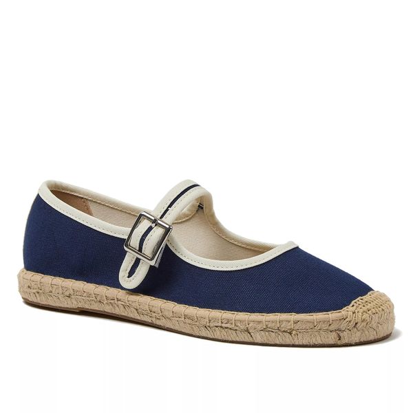 Lands' End Mary Jane Espadrille Flats