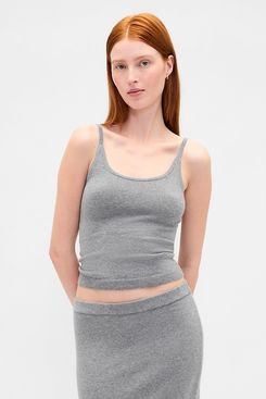 Gap CashSoft Stretch Crop Tank Top