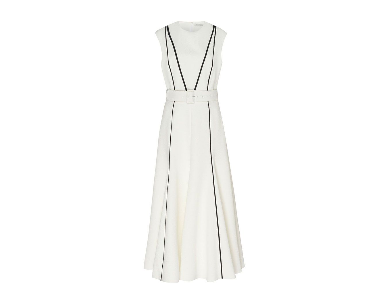 Emilia Wickstead Denvella Piping Midi Dress