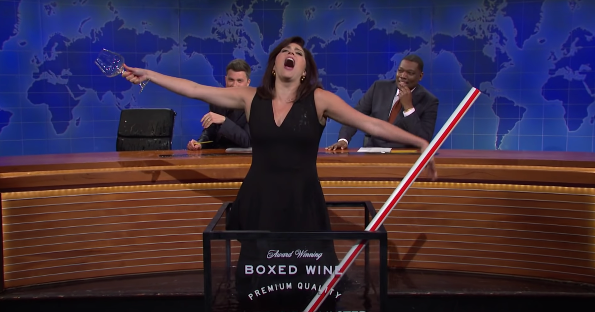 Cecily Strong appeared on Weekend Update on last nightâ€™s "Saturday Nig...