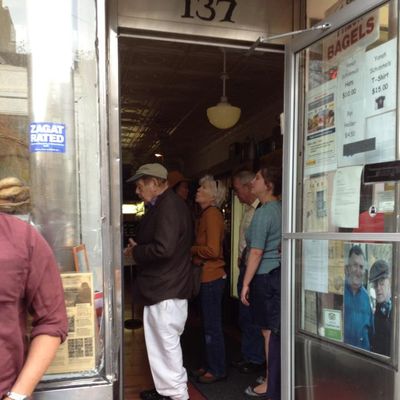 Why yes, that is Jerry Stiller ordering himself some knishes.