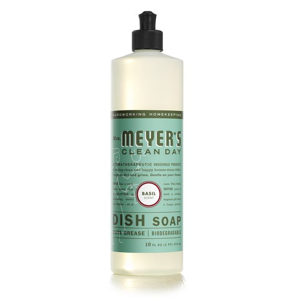 Mrs. Meyer's Clean Day Liquid Dish Soap - Basil