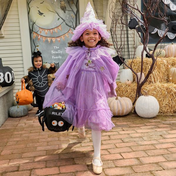 Pottery Barn Kids Light-Up Purple Witch Halloween Costume