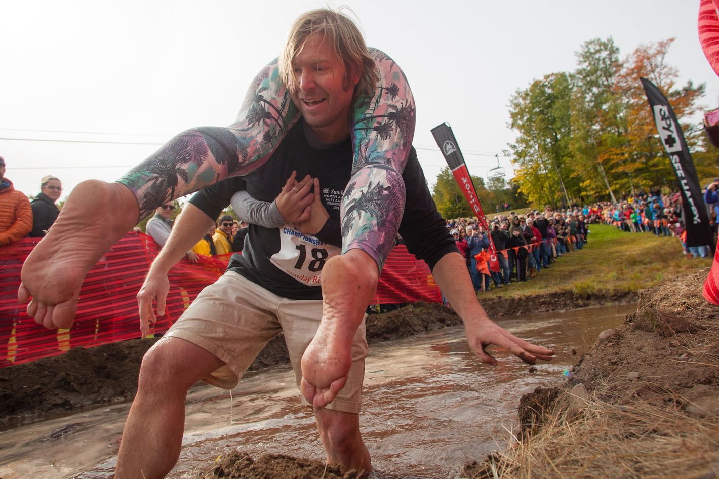 Now Introducing The Finnish Sport of Wife-Carrying