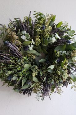 From The Garden Whsle Fresh Eucalyptus & Lavender Wreath