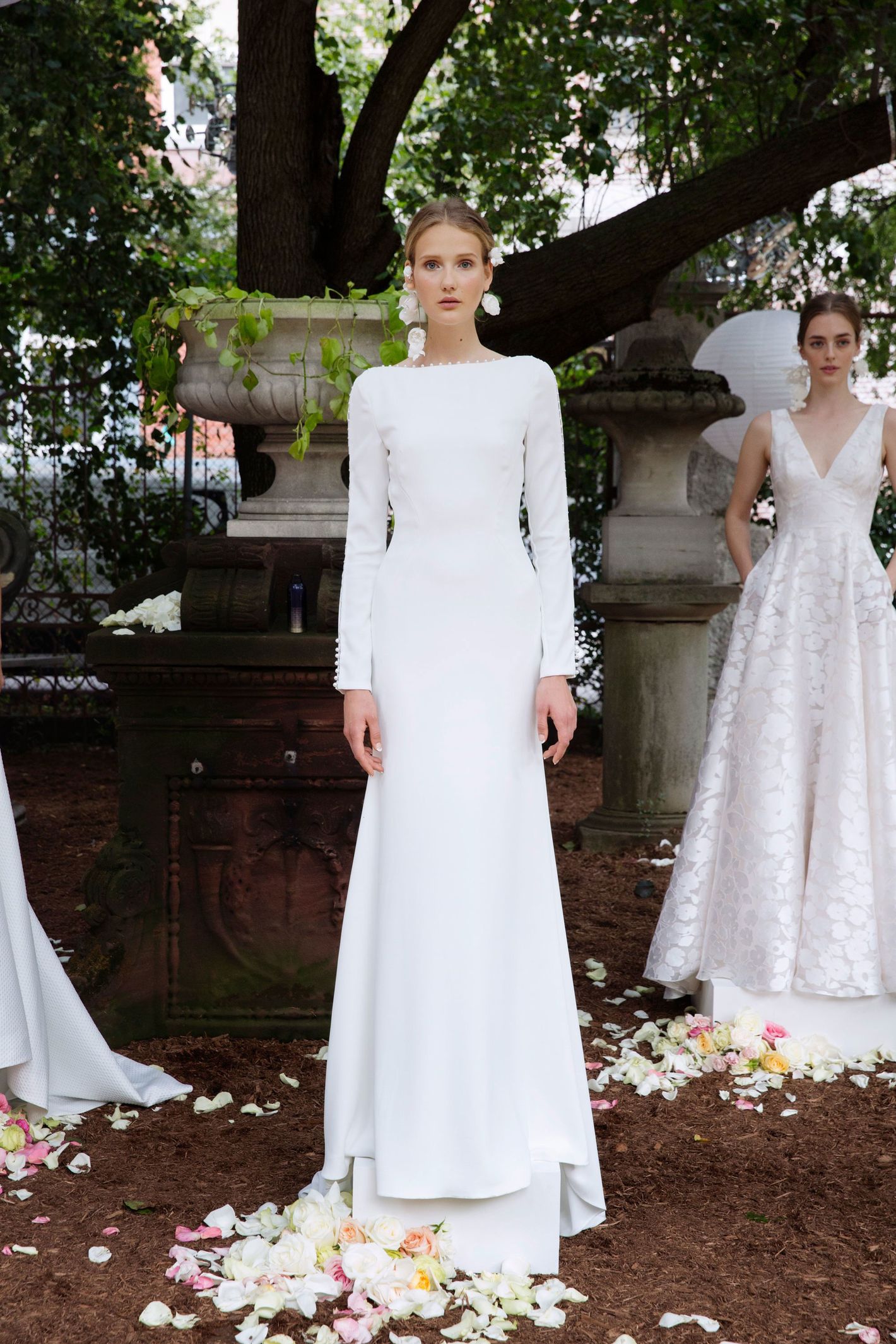 19 Bell Sleeve Wedding Dresses That Steal the Show