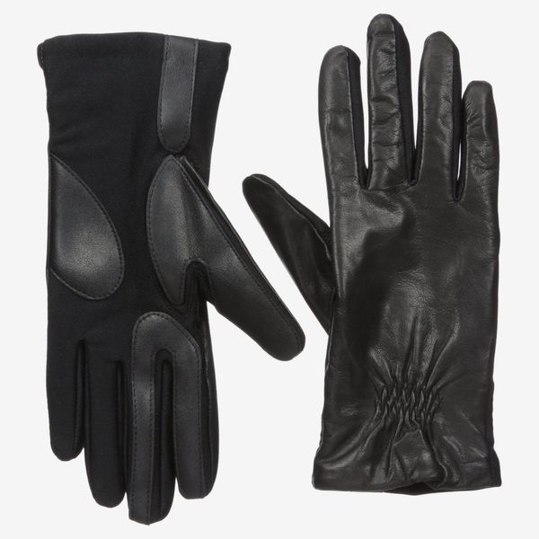 Isotoner Stretch Leather Touchscreen Gloves